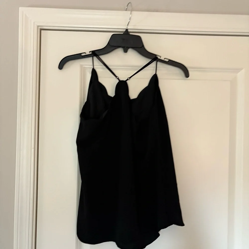 J. Crew Women’s Black Scalloped Cami Tank Top